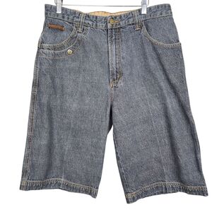 Timberland Vintage Denim Baggy Hip Hop Y2K Jean Shorts Jorts Mens Size 34